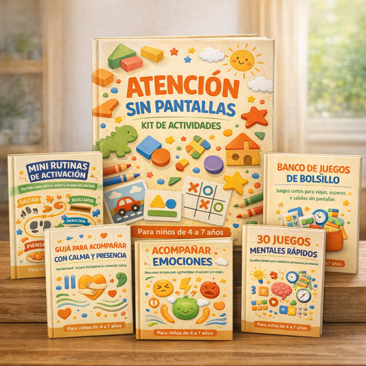 Atención sin Pantallas – Kit de Actividades (4 a 7 años)